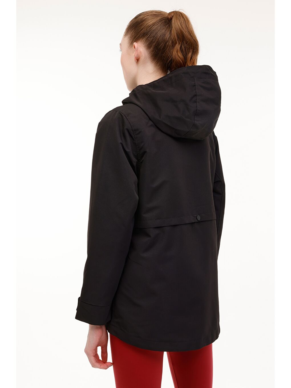 WL ZOE 2URB4 4PR Siyah Kadın Kısa Kaban-1