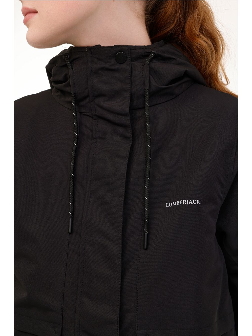 WL ZOE 2URB4 4PR Siyah Kadın Kısa Kaban-3