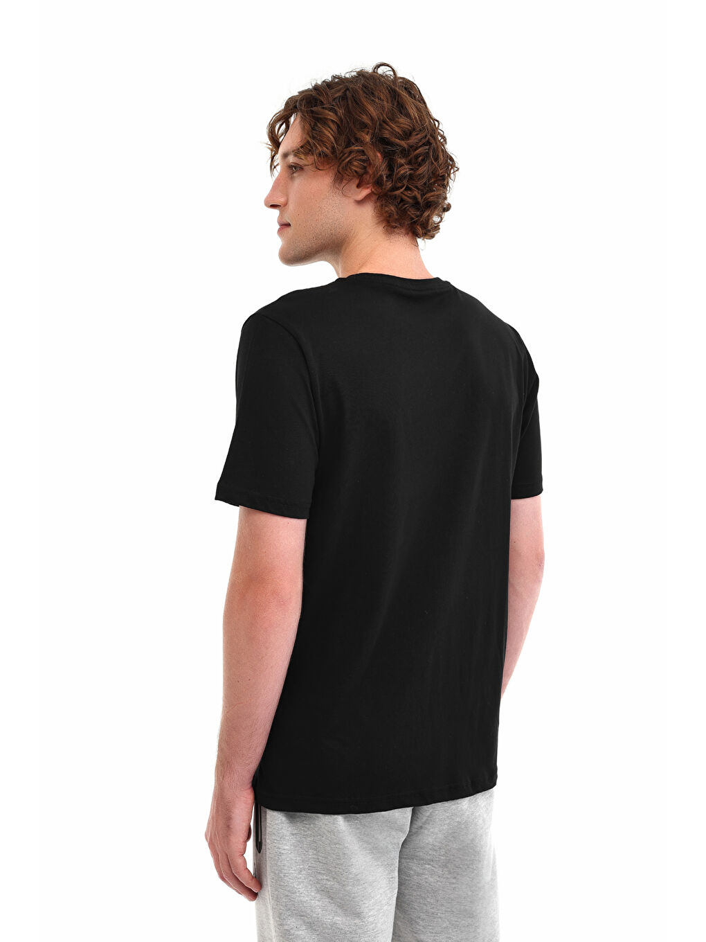 MB CT102 C NK T-SH 5PR Siyah Erkek Kısa Kol %100 Pamuk Tişört-1