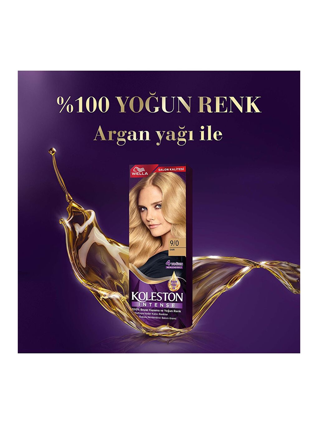 Wella Renksiz Koleston Intense Saç Boyası 9/0 Sarı - Salon Kalitesi - 2