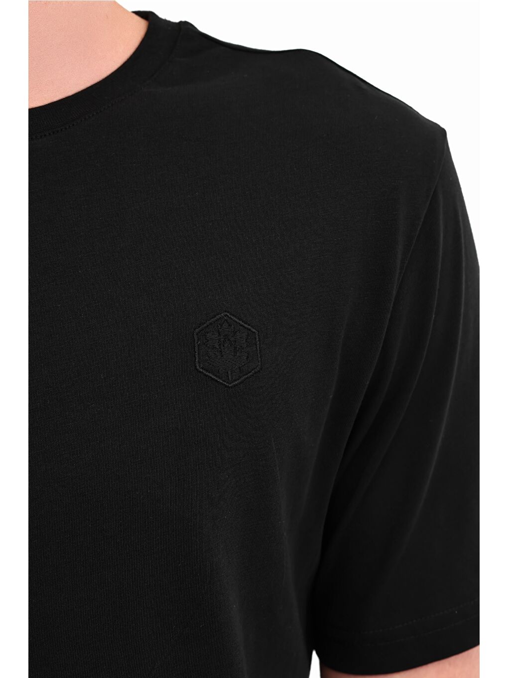 MB CT102 C NK T-SH 5PR Siyah Erkek Kısa Kol %100 Pamuk Tişört-3