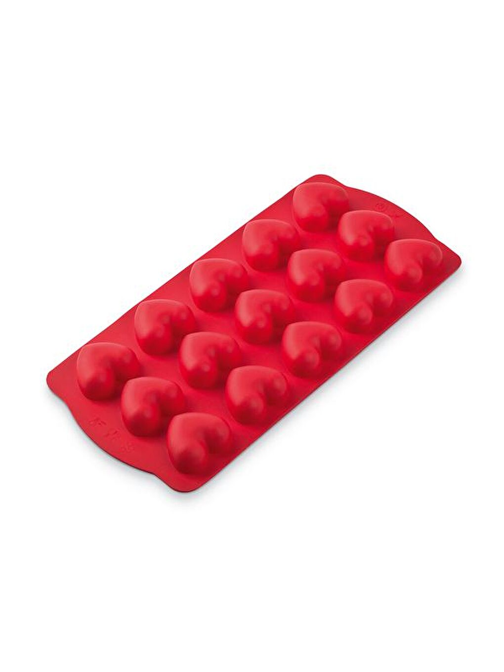 Kalp Buz ve Çikolata Kalıbı - Kırmızı