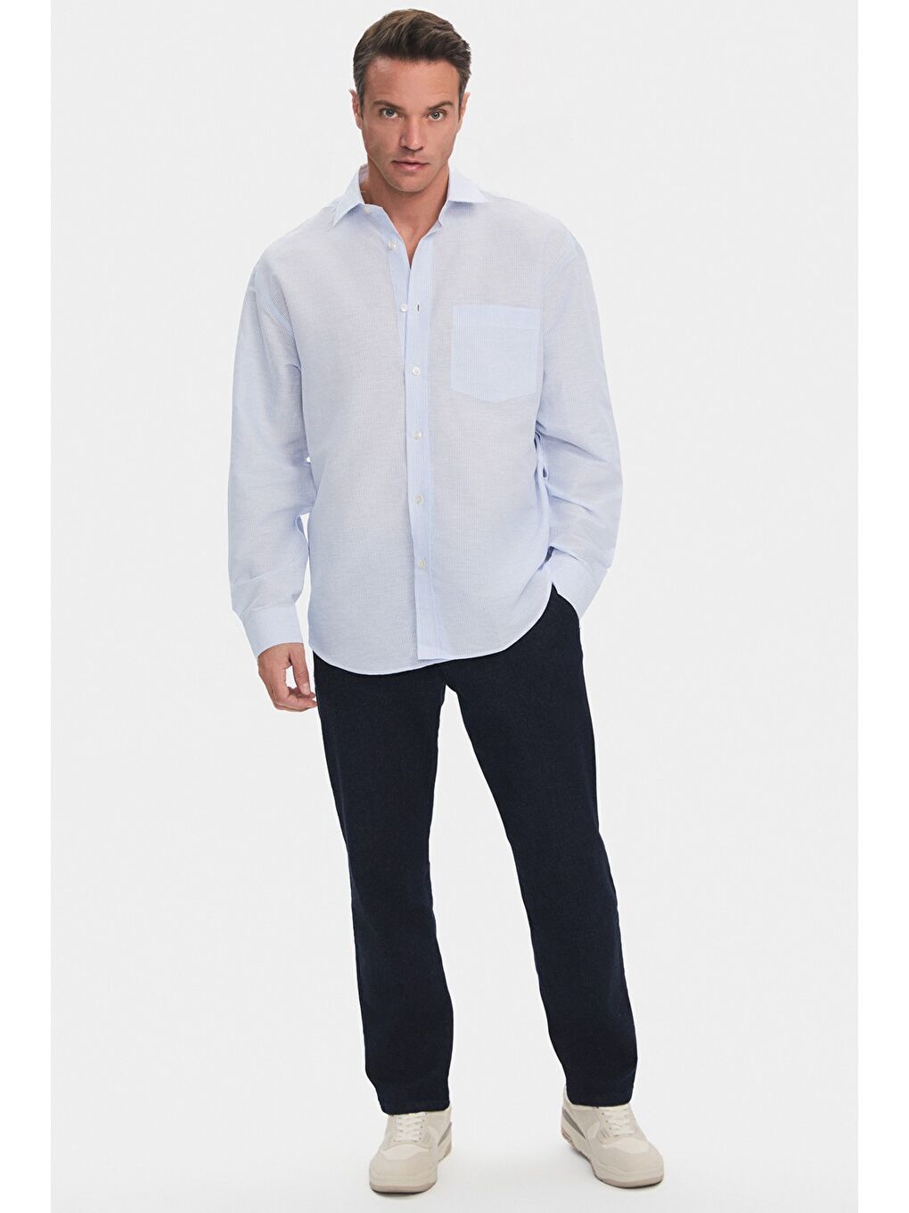 Mavi Exclusive Erkek Oversize Gömlek-4