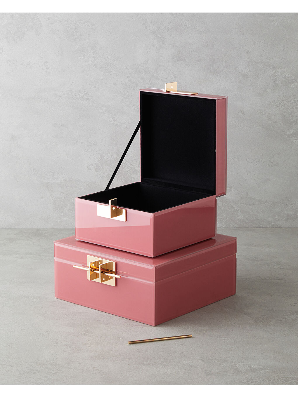 Kahverengi Katie Dekoratif Kutu 16,5x16,5x10 cm Kahve-3