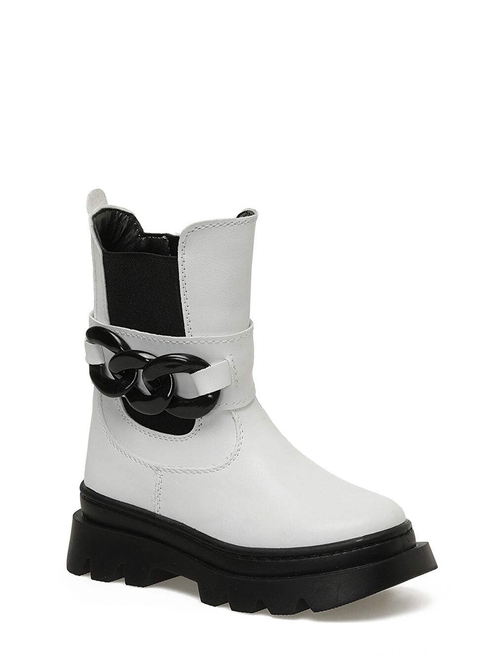 HERAS T STK P 3PR Beyaz Kız Çocuk Biker Bot-1