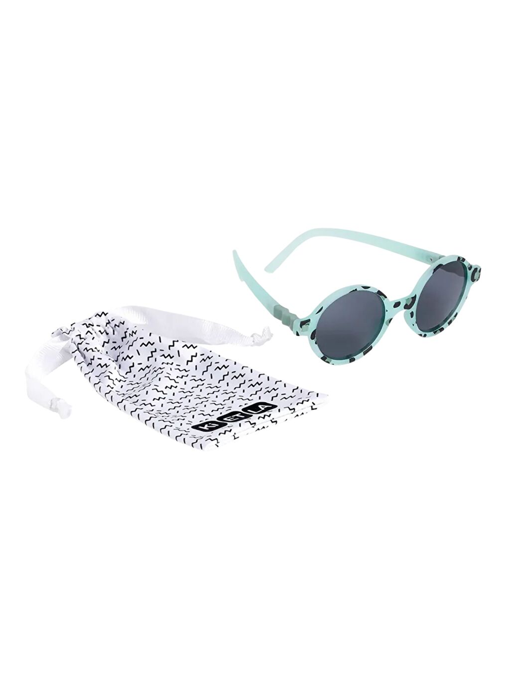 Yeşil Rozz Güneş Gözlüğü 6-9 Yaş Green Leopard-2