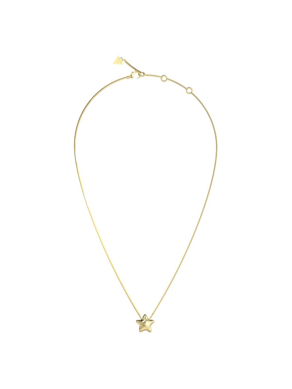 Sarı JGUJUBN05545JWYGTU Yıldız Kadın Kolye