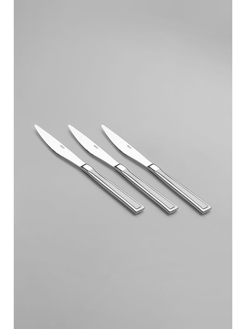 Gri Milano Saten 12 Kişilik 72 Parça Kutulu Çatal Kaşık Bıçak Takımı-4