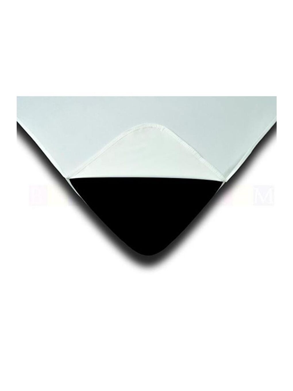 Beyaz Pamuklu Sıvı Geçirmez Ped 160x200 Cm Çift Kişilik Alez