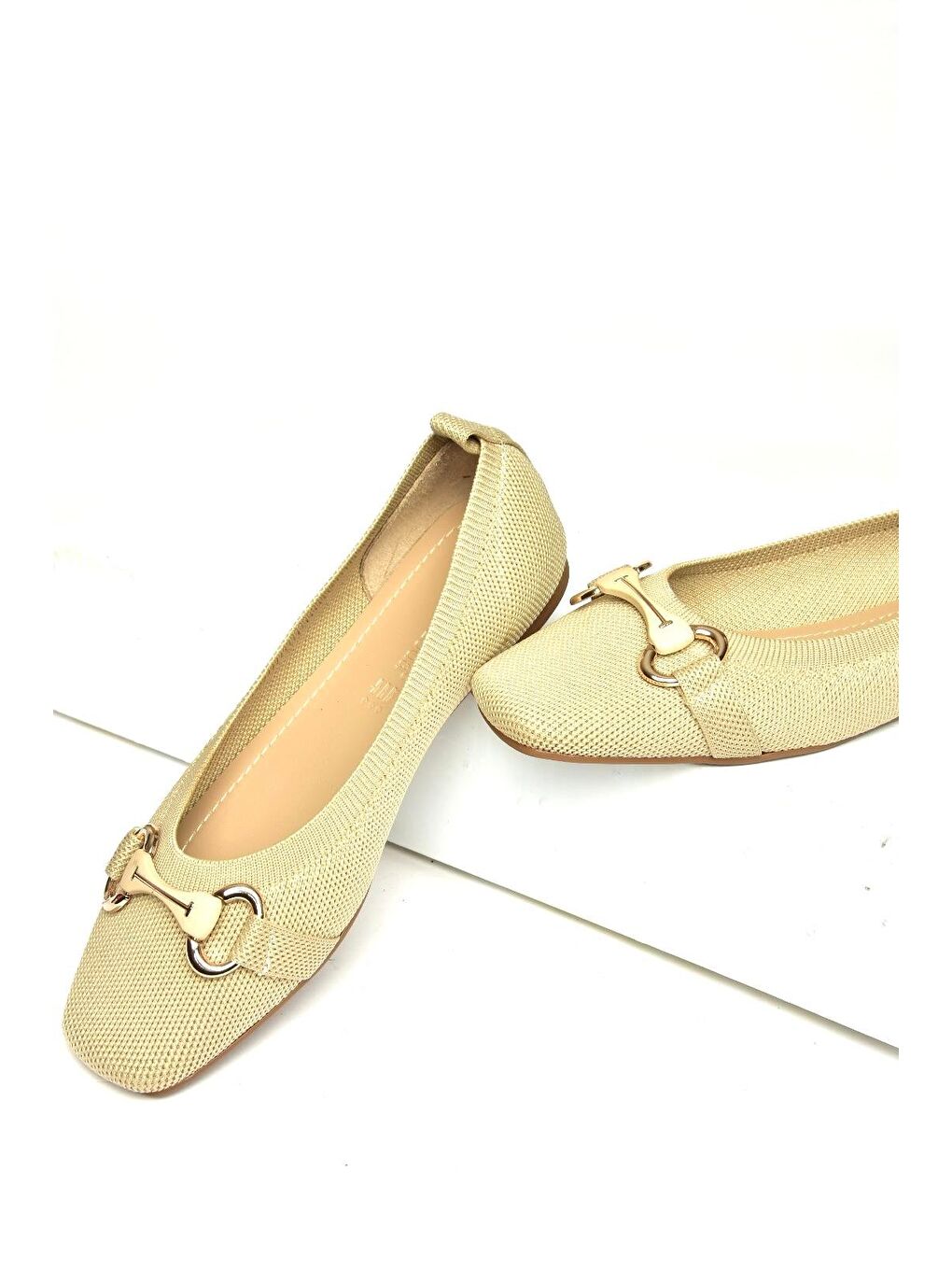 Bej U8201135 Ten Kadın Babet-3