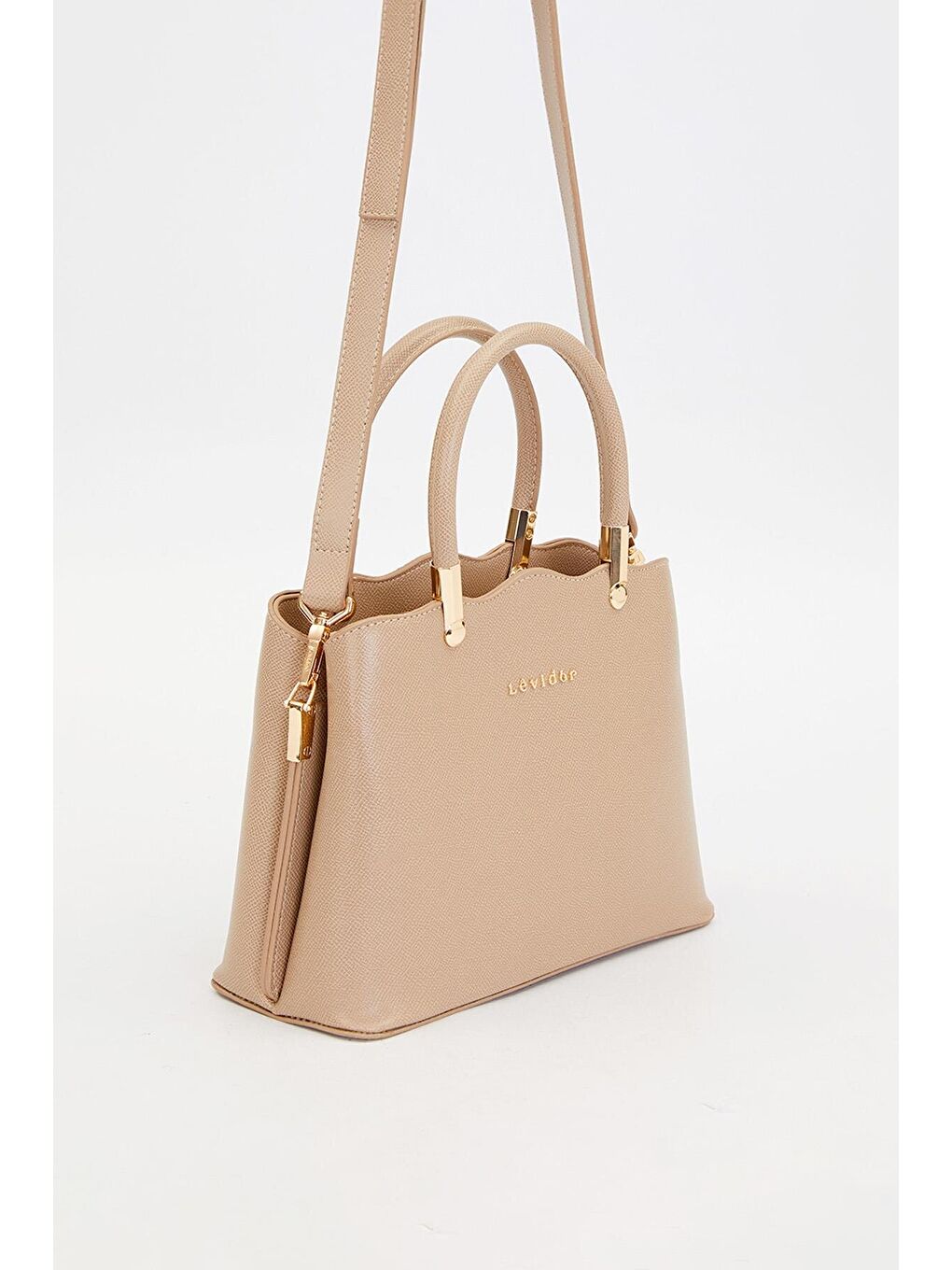 Bej Vizon Kadın Omuz Çantası 930514-1