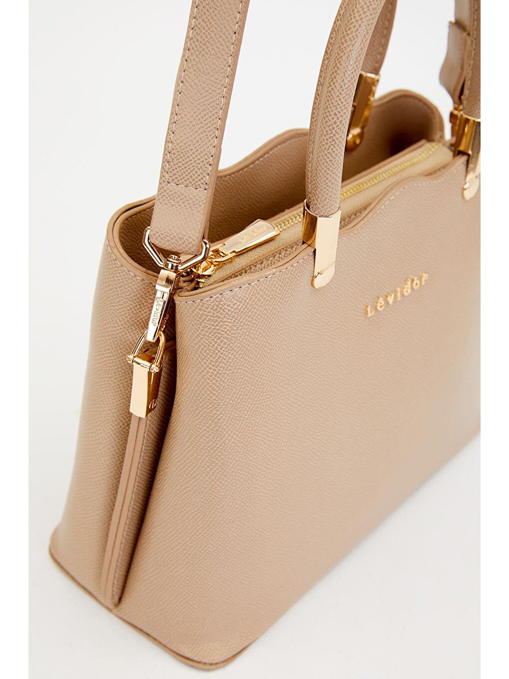 Bej Vizon Kadın Omuz Çantası 930514-2