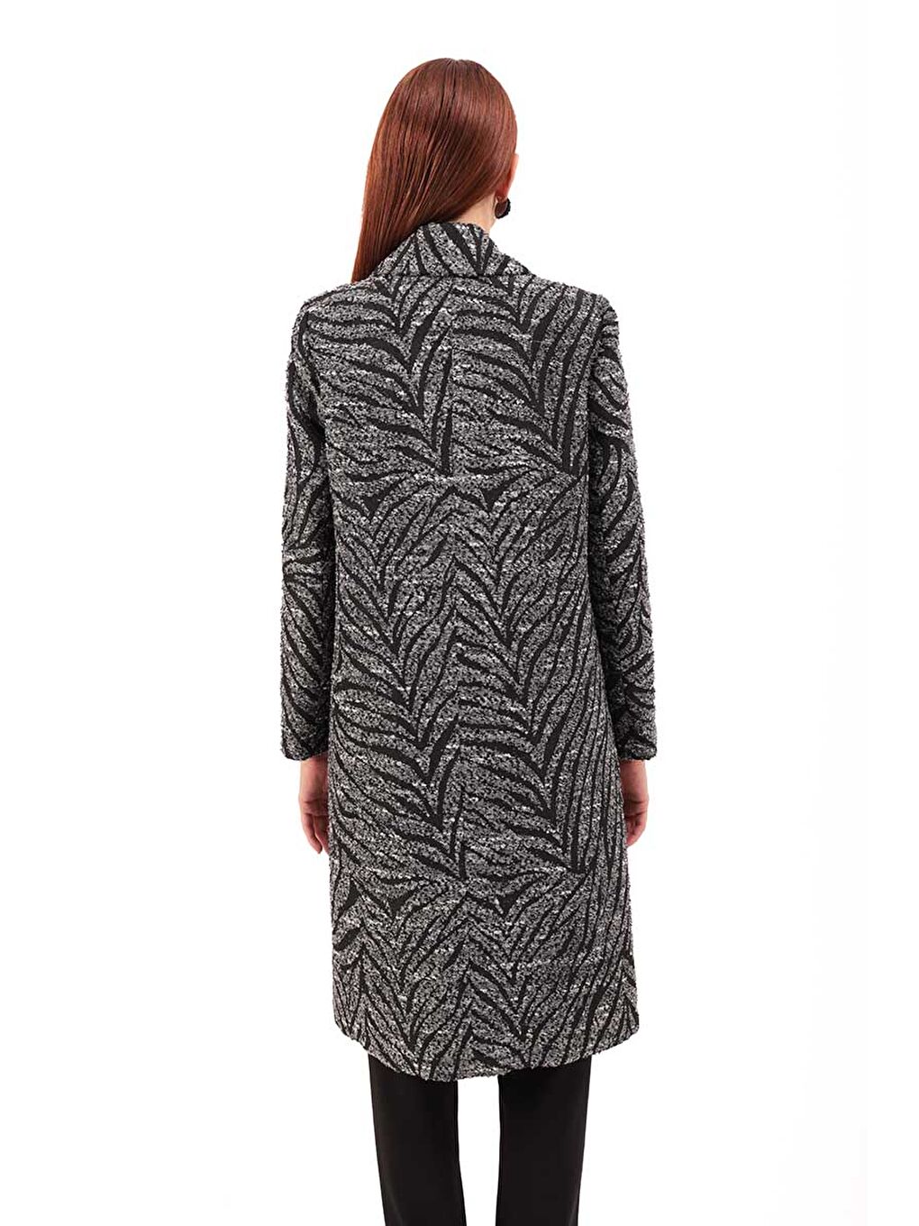 Siyah Özel Dokuma Kaban-5