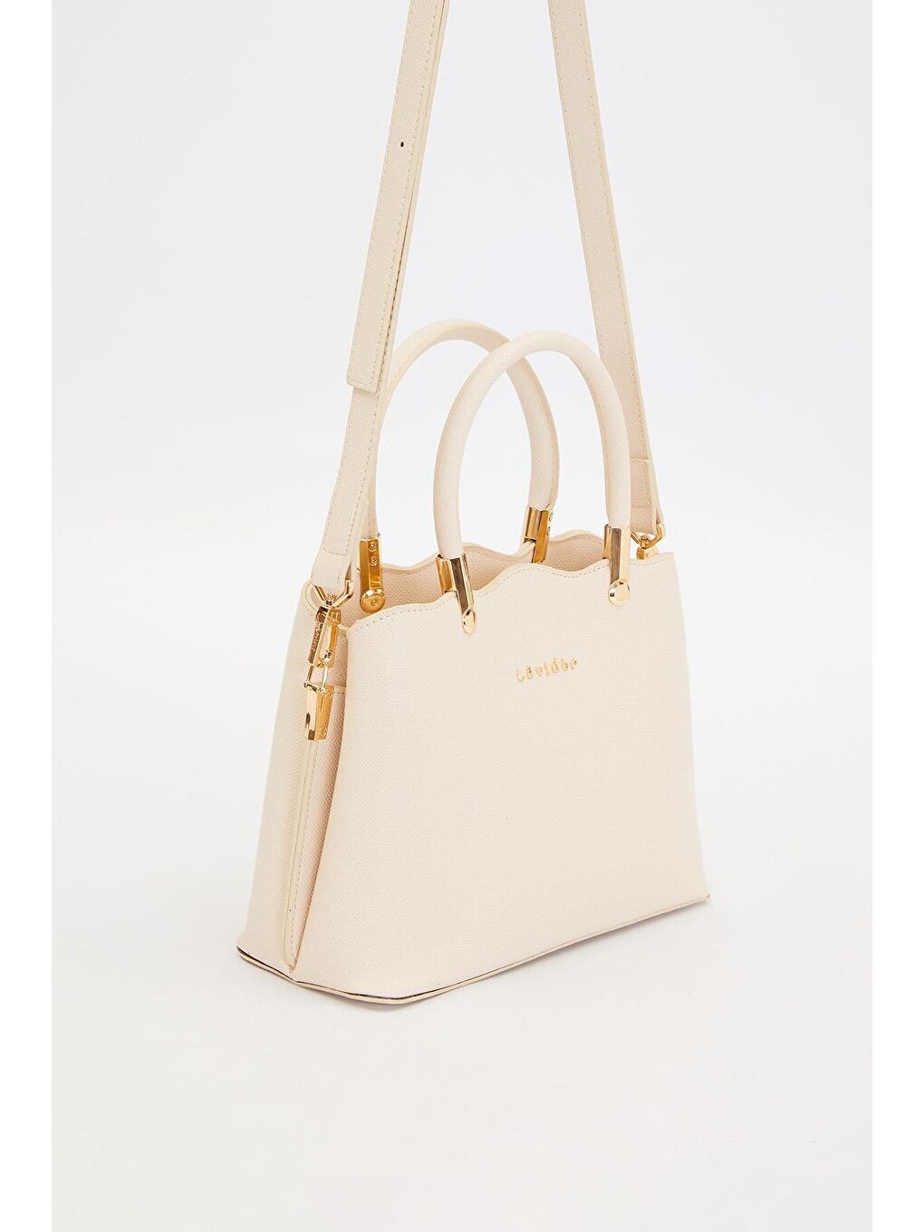 Ekru Krem Kadın Omuz Çantası 930514-1