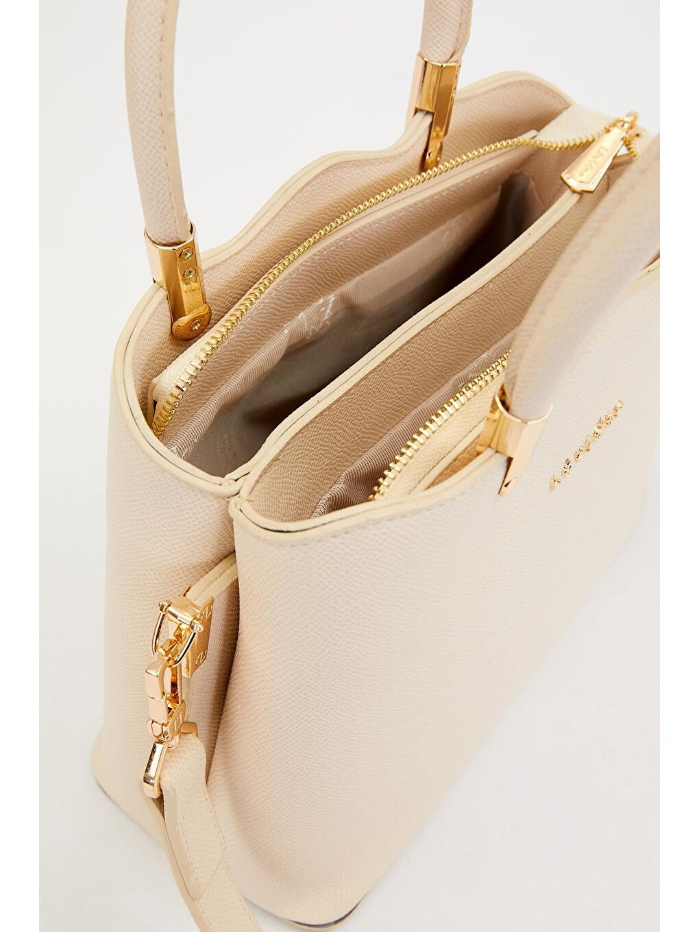 Ekru Krem Kadın Omuz Çantası 930514-4