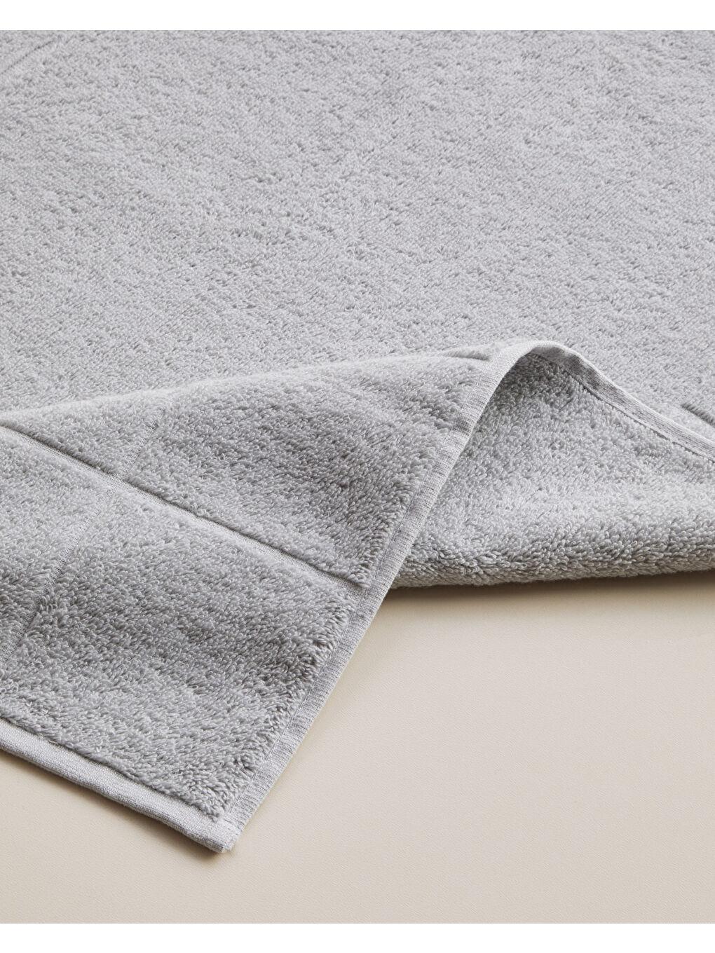 Chequer Pamuk Ayak Havlusu 50x70 cm Gri-1