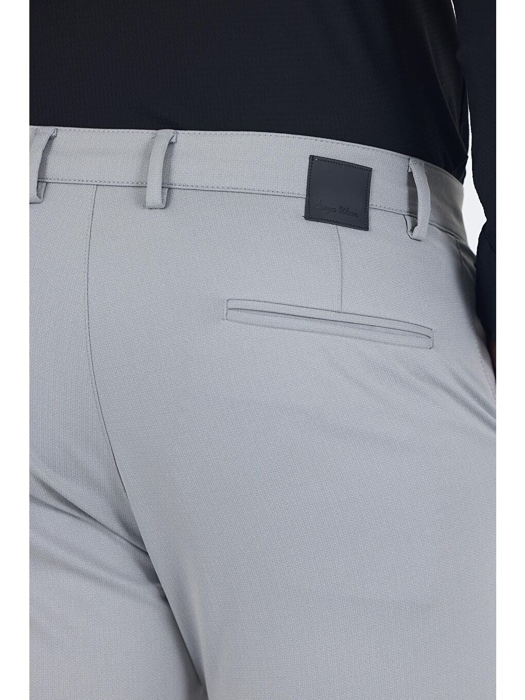 Gri Yandan Cepli Casual Slim Fit Pantolon 1003250163-4