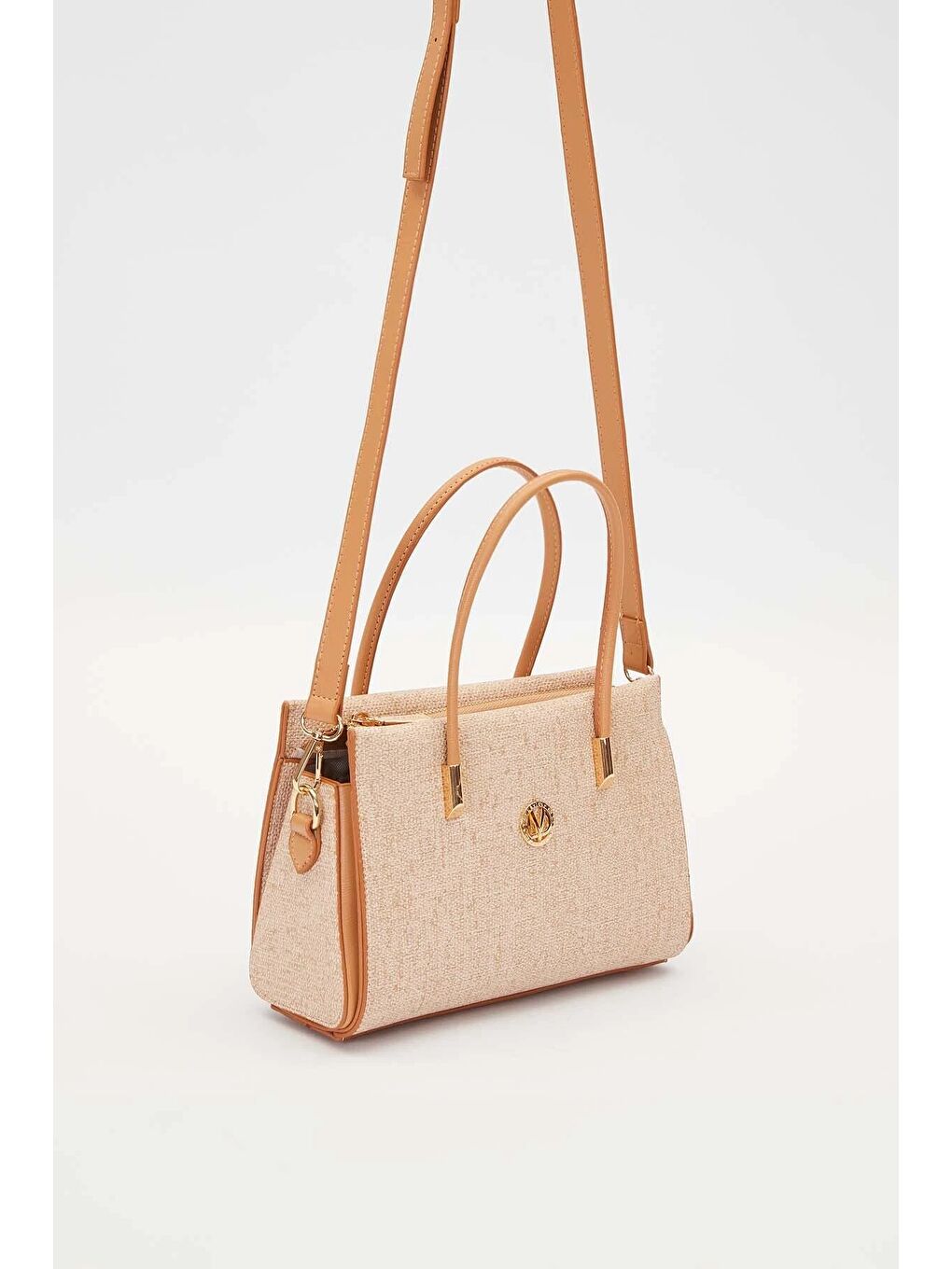 Bej Vizon Kadın Omuz Çantası 930543-1