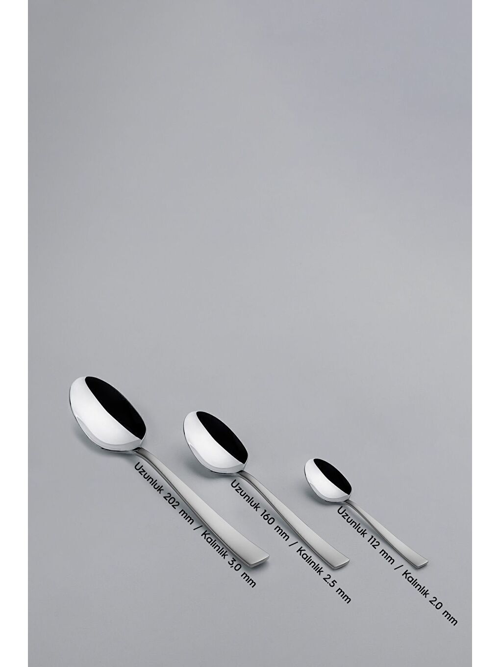 Gri Deniz Saten 12 Kişilik 72 Parça Kutulu Çatal Kaşık Bıçak Takımı-4