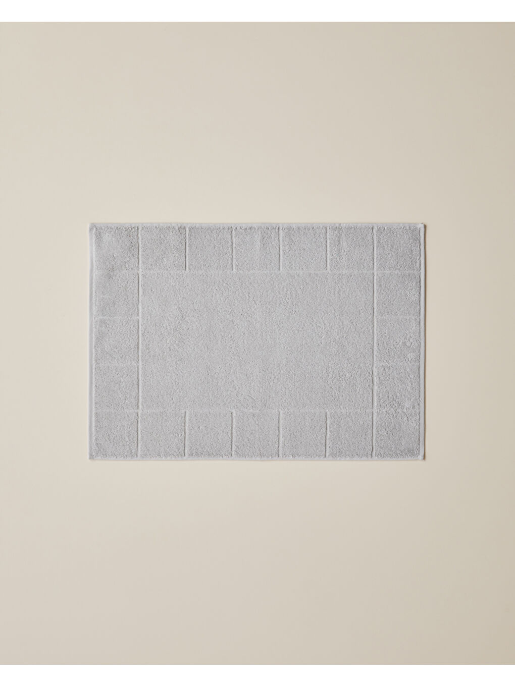 Chequer Pamuk Ayak Havlusu 50x70 cm Gri-4