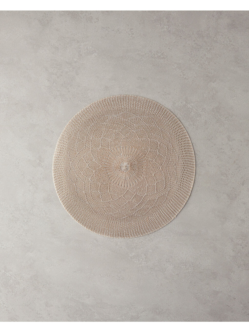 Leron Polyester 2'li Amerikan Servis Bej-1