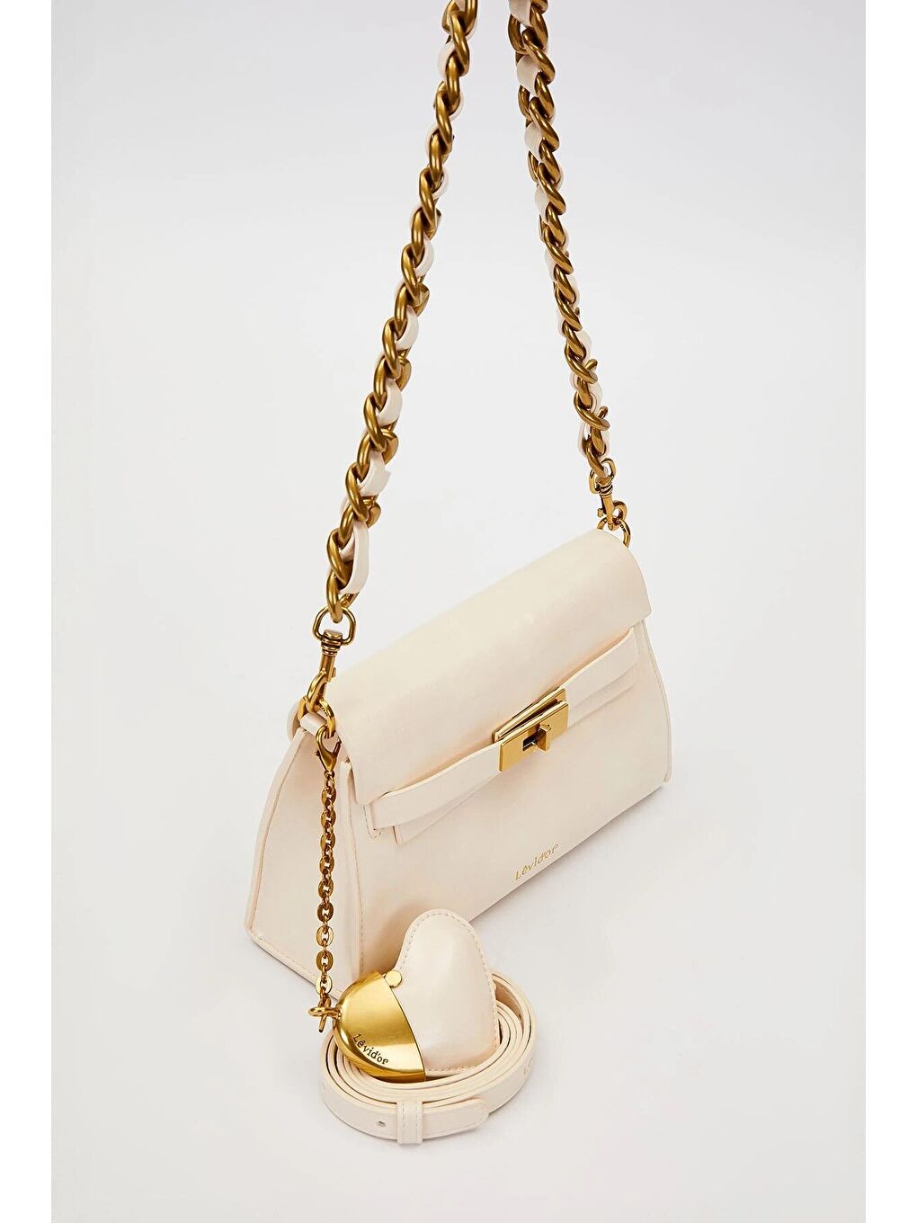 Ekru Premium Krem Kadın Omuz Çantası 930548-1