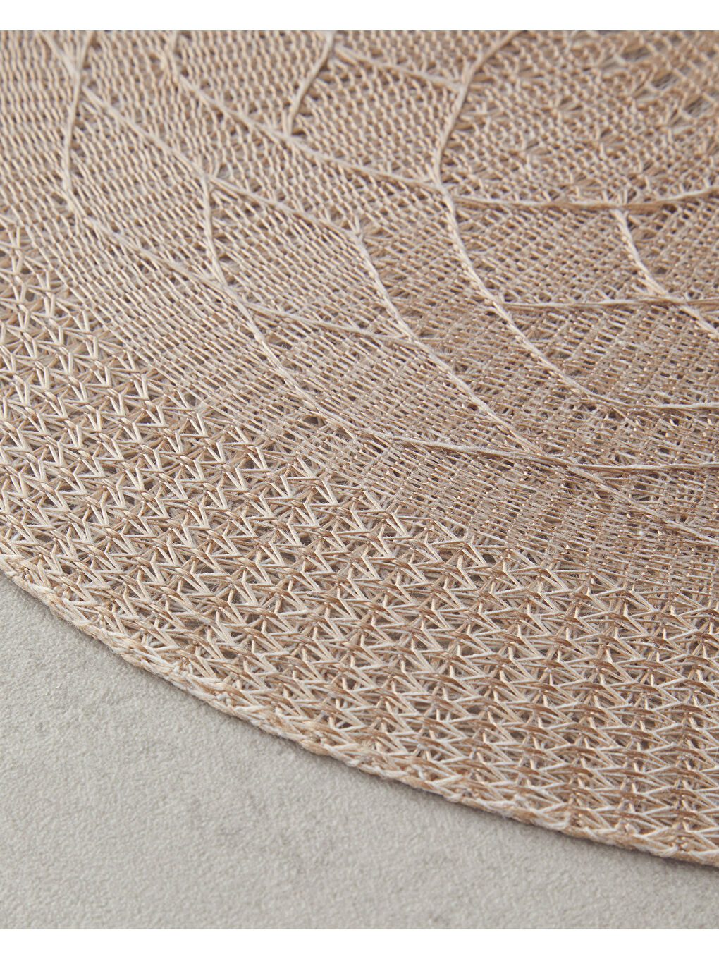 Leron Polyester 2'li Amerikan Servis Bej-2