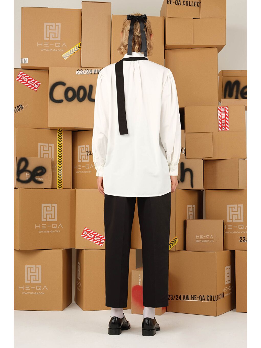 Balon Kol Gömlek Ekru-2