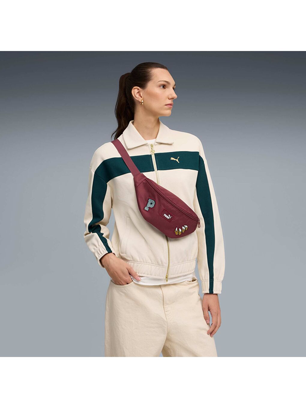 Bordo Phase Patch Bel ve Göğüs Çantası-2