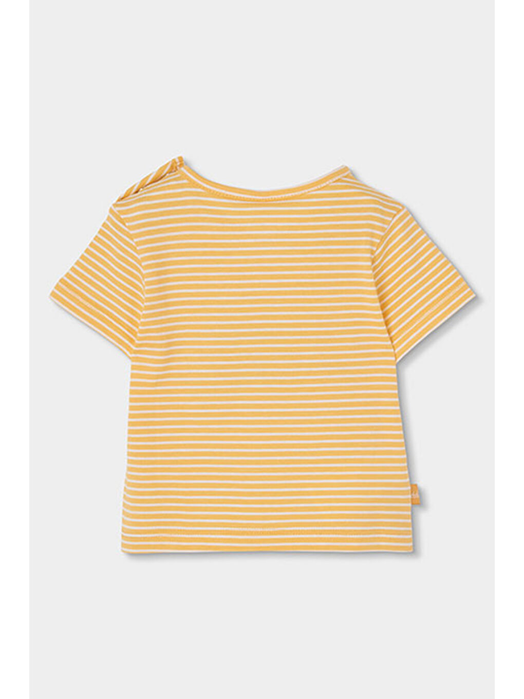 Sarı Yengeç Desenli Denim Şortlu 2li Takım 6-24 Ay sarı-4