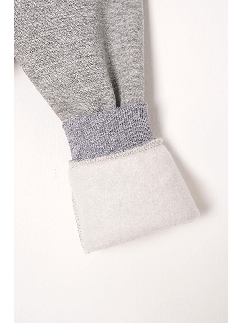 Vision Baskılı Şardonlu Gri Renk Erkek Çocuk Eşofman Takımı-6