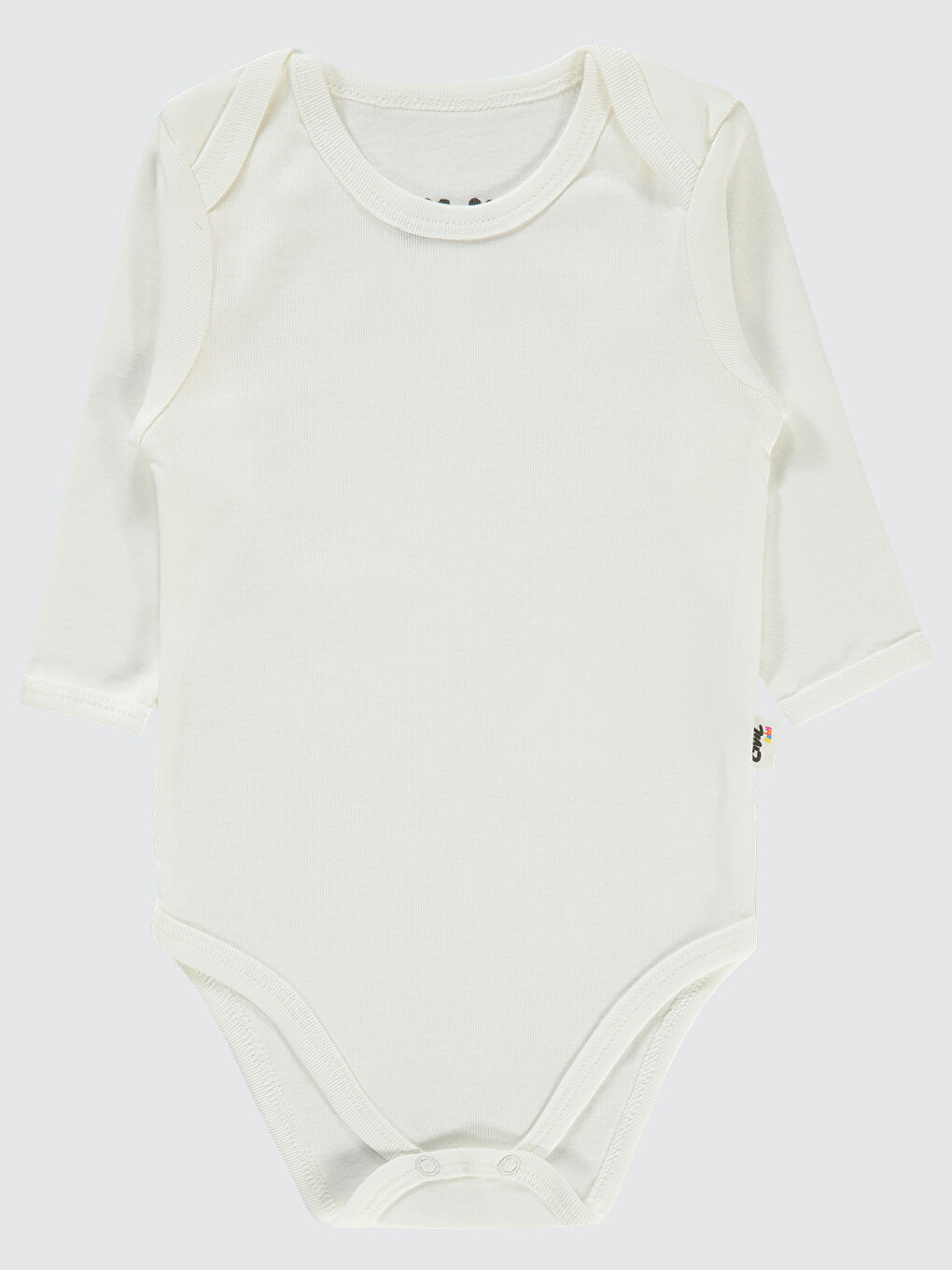 Baby Bebek 5'li Çıtçıtlı Badi 0-1 Ay Beyaz-2