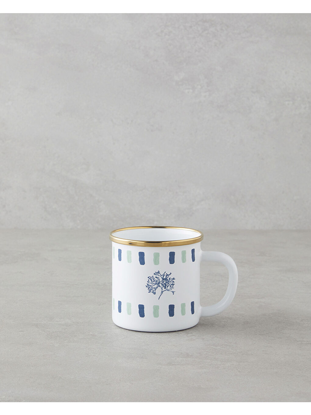 Mariscopia Emaye Kupa 350 ml Mavi-yeşil