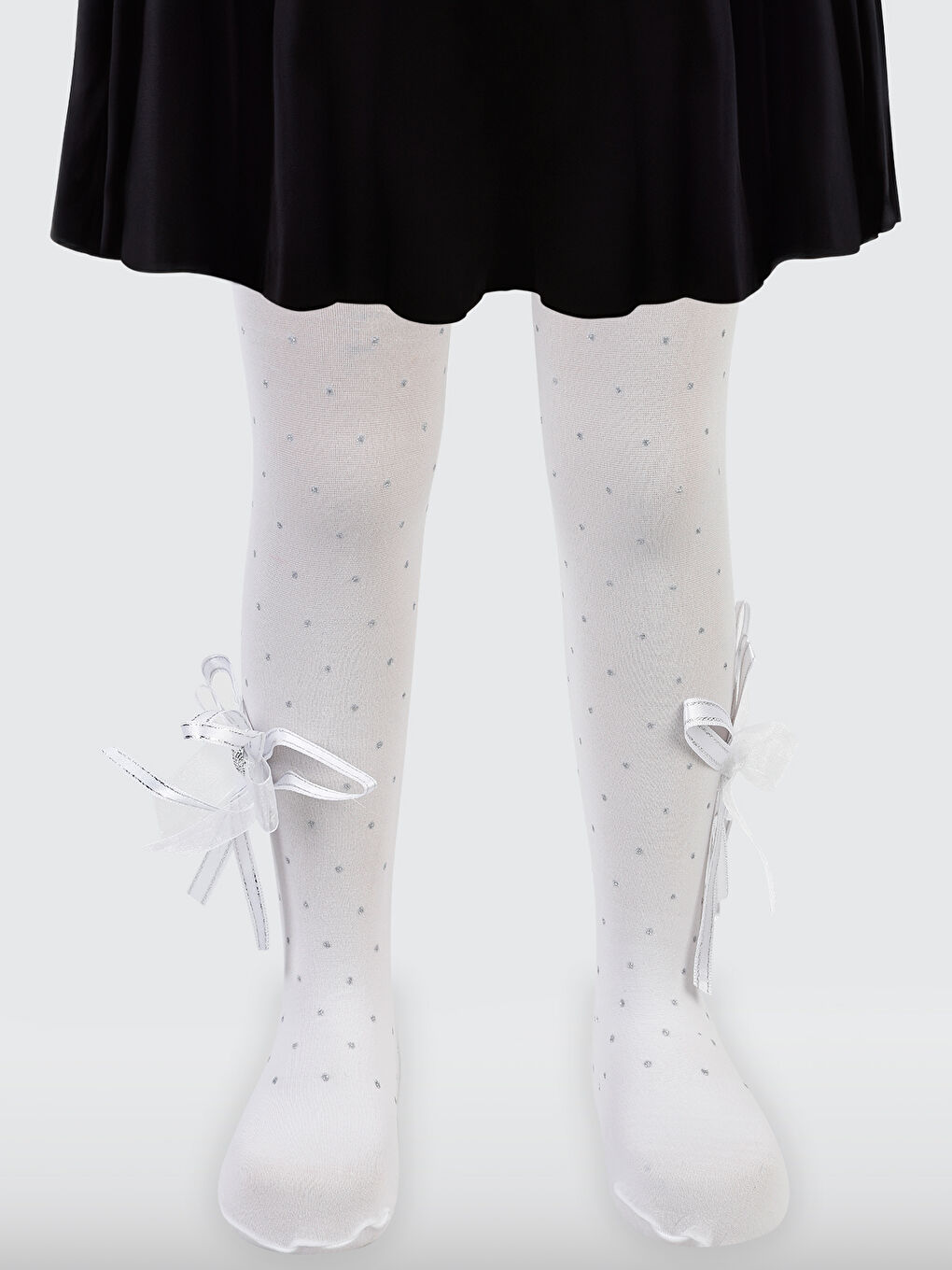 Girls Kız Çocuk Külotlu Çorap 2-12 Yaş Beyaz