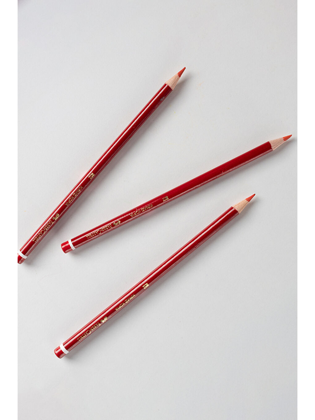 12'li Kırmızı Kopya Kalemi, Yüksek Kaliteli Mine, Kırılmaya Dayanıklı Uç, Ergonomik Gövde-3