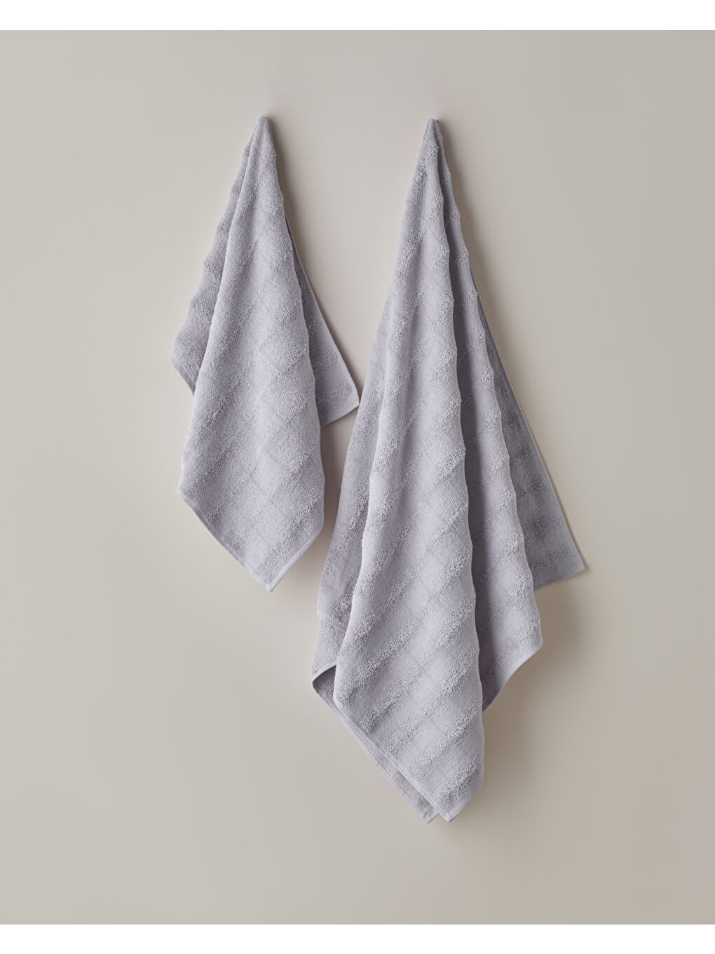 Bubble Pamuk Banyo Havlusu 70x140 cm Lila-2