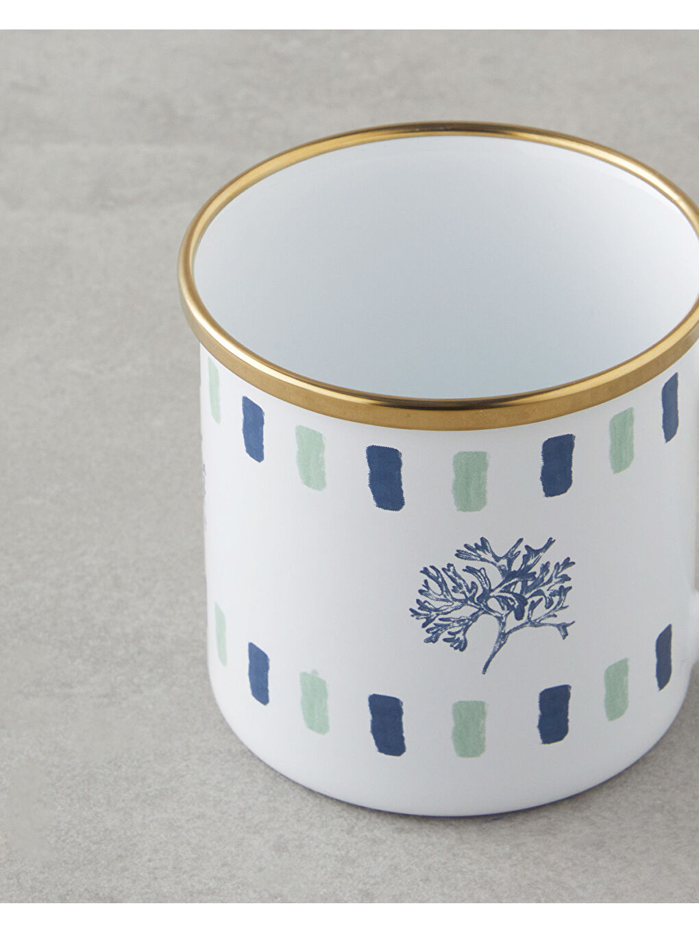 Mariscopia Emaye Kupa 350 ml Mavi-yeşil-1