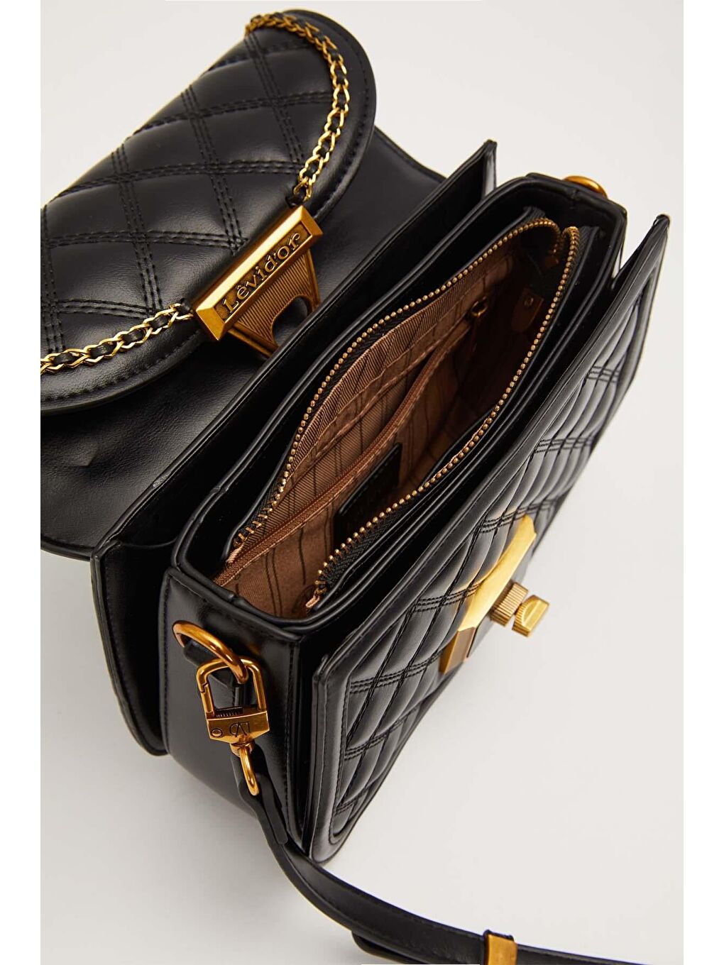 Premium Siyah Kadın Omuz Çantası 930609-3