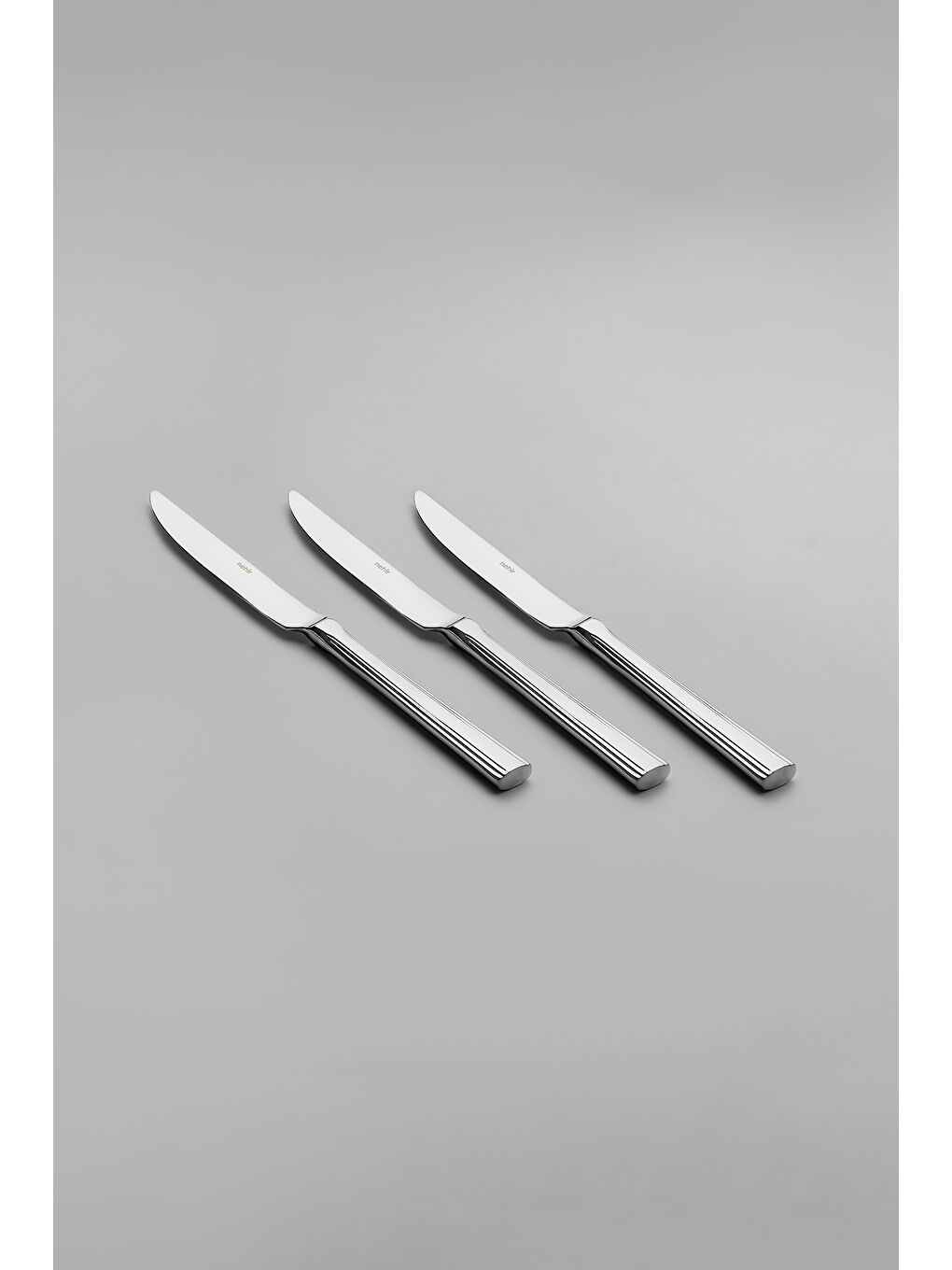 Gri Katre Sade 12 Kişilik 72 Parça Kutulu Çatal Kaşık Bıçak Takımı-5