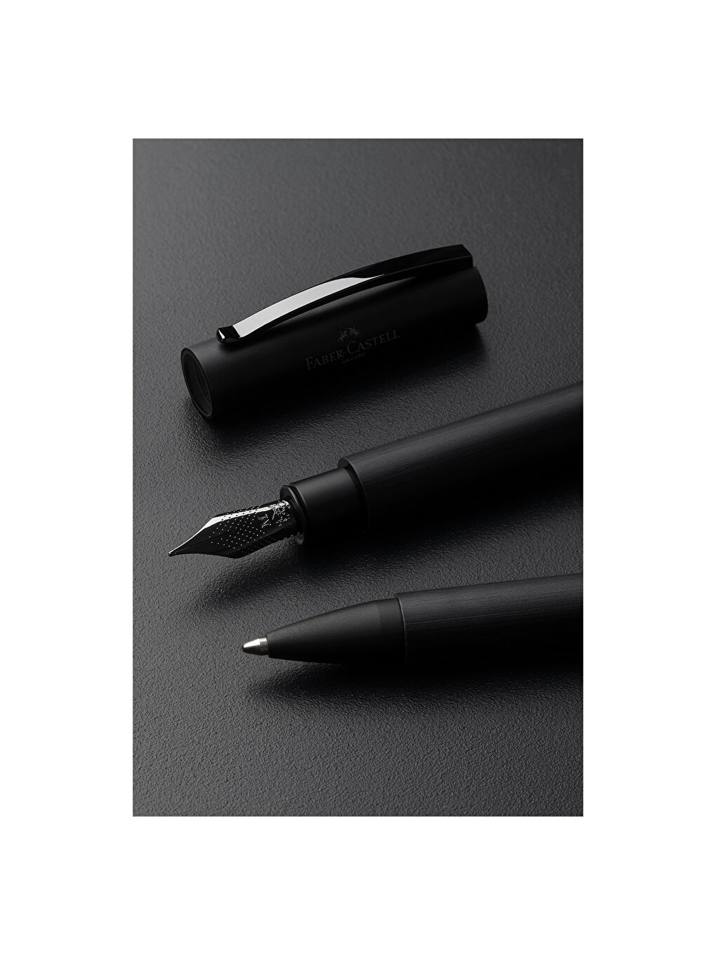 Ambition All Black Tükenmez Kalem, M Uç, Çevirme Mekanizmalı, Krom Kapak, Siyah Refil-4