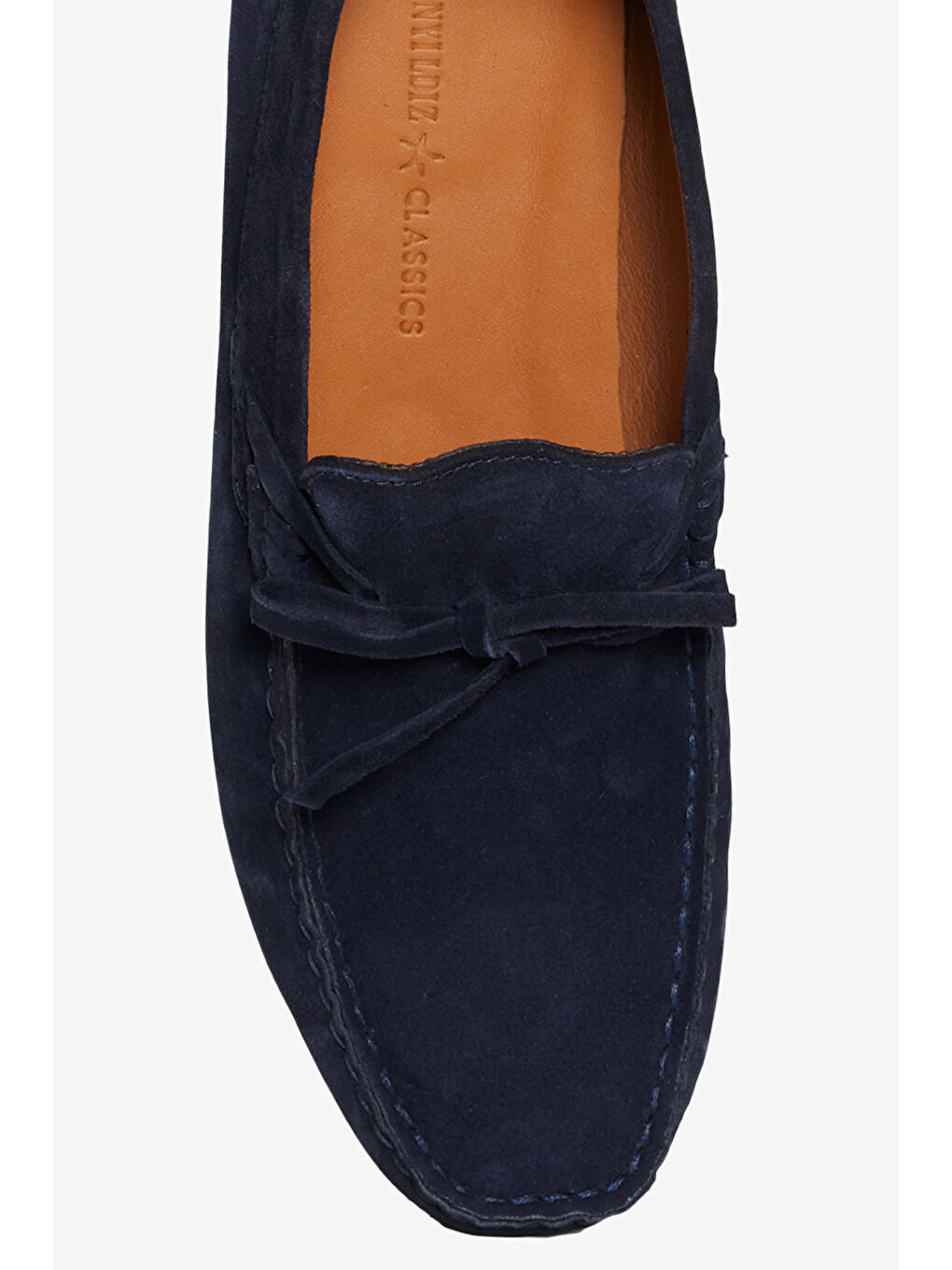 Erkek Lacivert %100 Deri Casual Ayakkabı-2