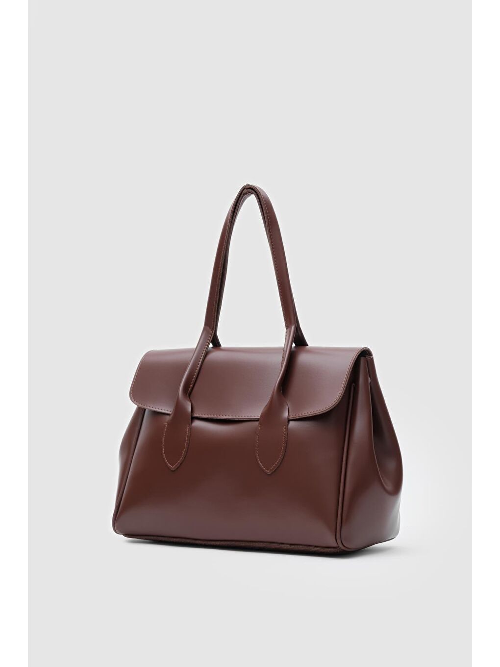 Kahverengi Lonn Large Evrak Çantası Fındık Kabuğu-1