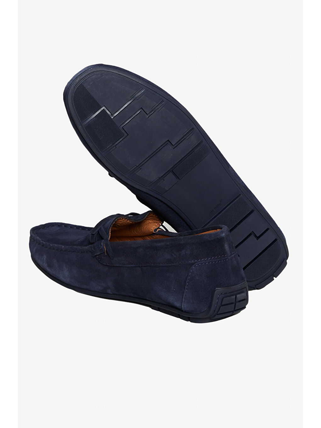 Erkek Lacivert %100 Deri Casual Ayakkabı-3