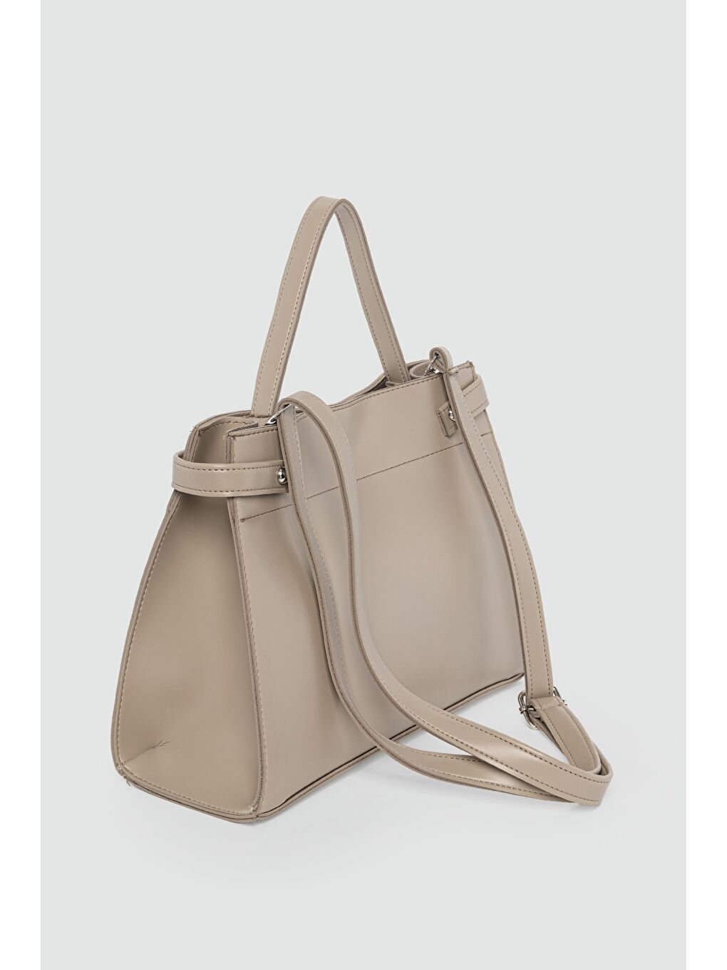 Blaze Çapraz Ve El Çantası Bej-2