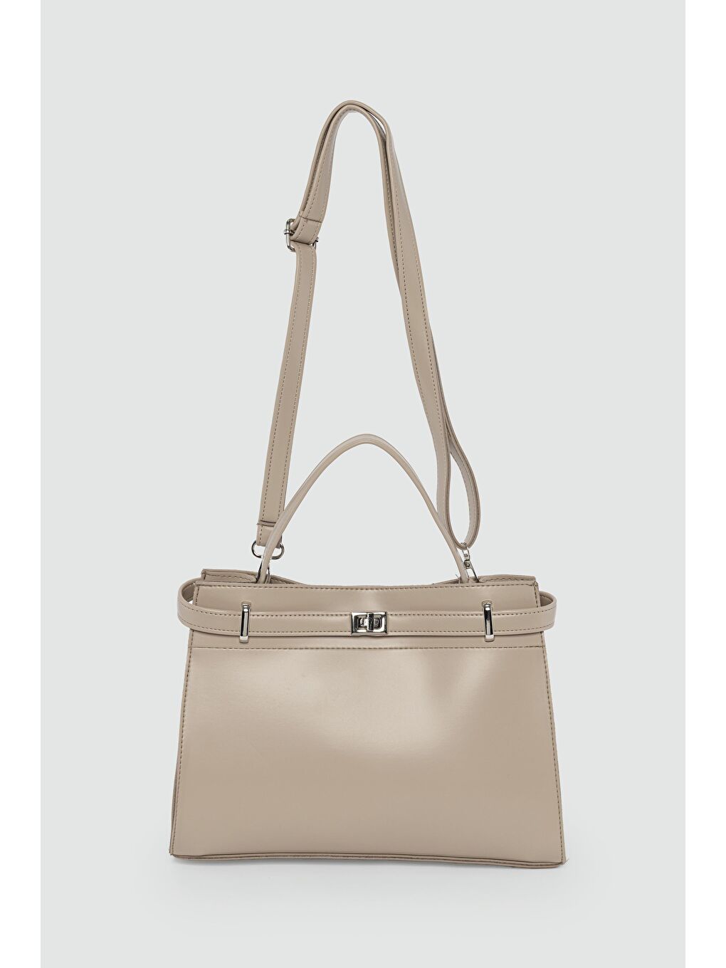 Blaze Çapraz Ve El Çantası Bej-3