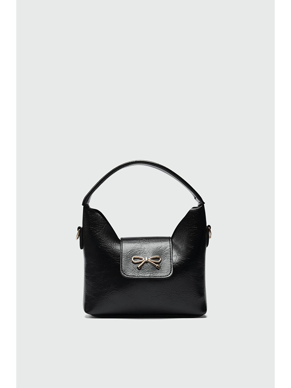 Diane Kapaklı El Ve Omuz Çapraz Çanta Siyah