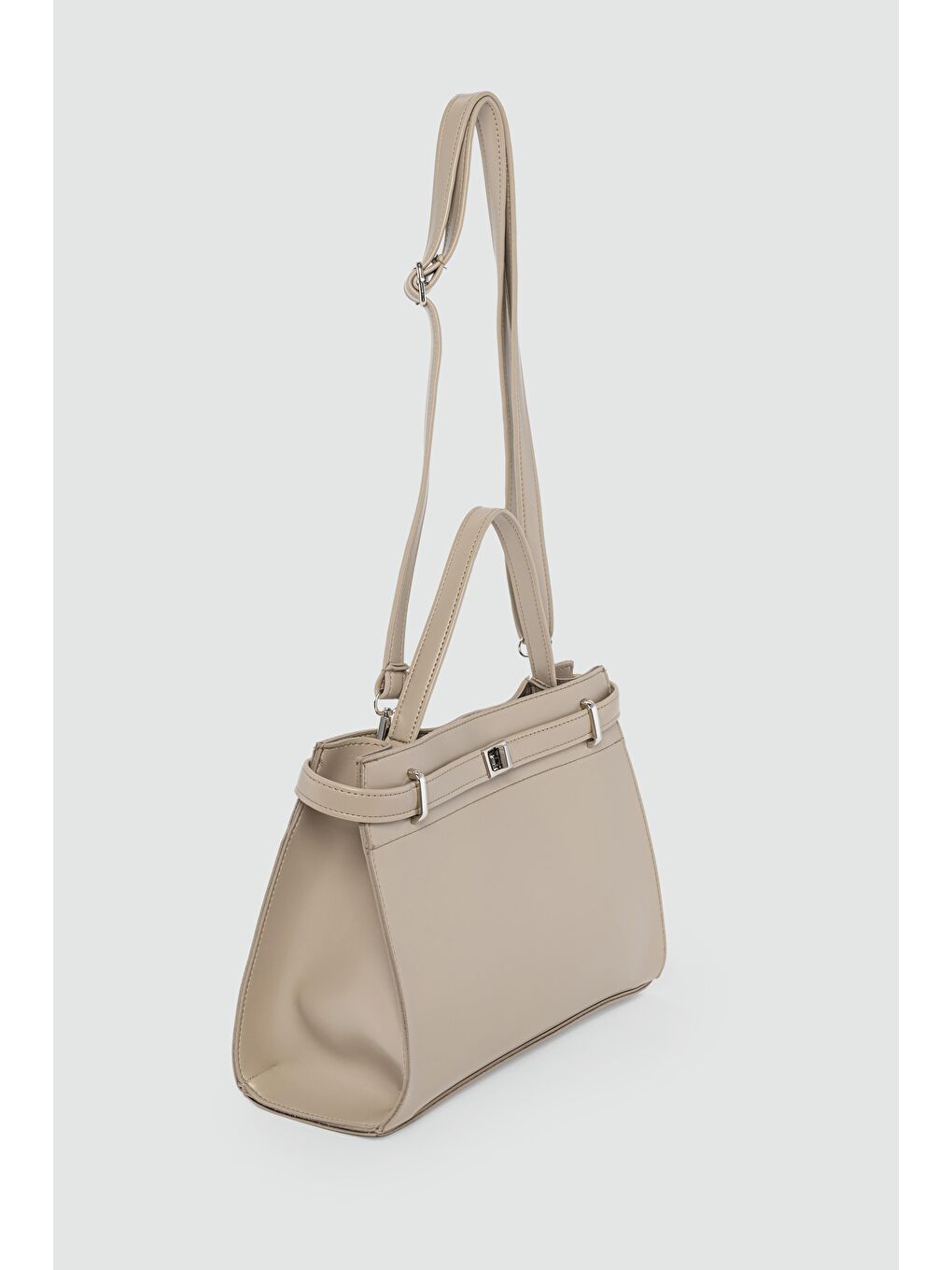 Blaze Çapraz Ve El Çantası Bej-4