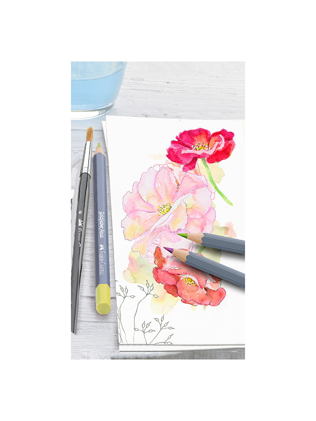 Goldfaber Aqua Boya Kalemi Hediye Seti 36’lı, 12 Pastel ve 24 Klasik Renk, Yüksek Pigmentli-1