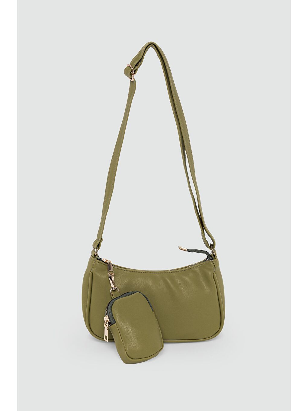 Clara Cüzdanlı Çapraz Çanta Yeşil