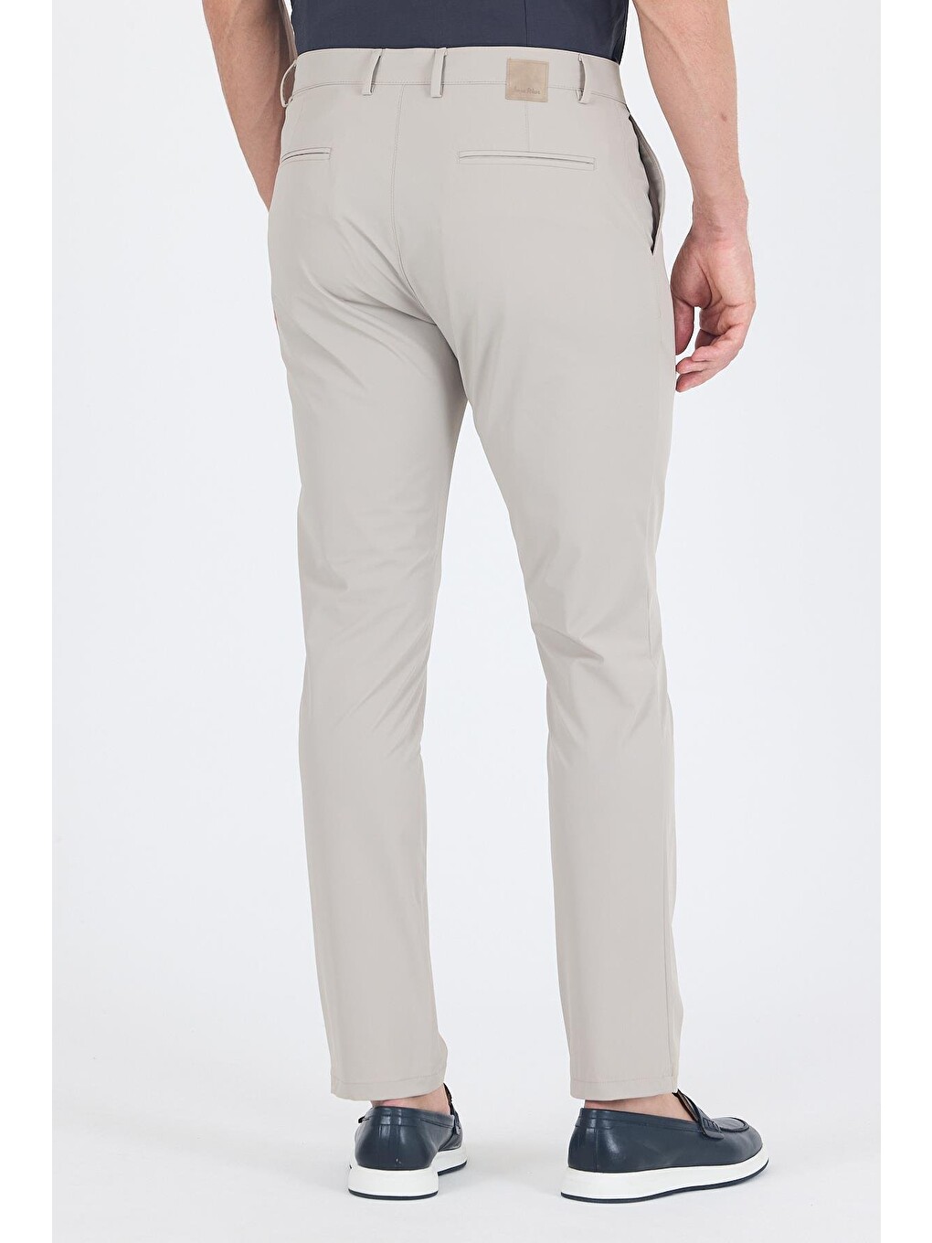 Bej Taş Rengi Yandan Cepli Casual Slim Fit Pantolon 1003250164-3